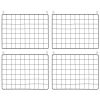 VEVOR Grid Wall Panels, 4 Packs Wire Wall Grid for Photo Pictures Display