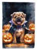 Shar Pei Puppy Halloween Garden Flag Mailbox Flag Decorative Yard Flag Banner Outside Patio Artwork Yard Flower Beds, Garden Size, Multicolor