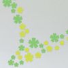 Green Floral Heart - Large Wall Decals Stickers Appliques Home Decor