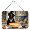 NEW Chocolate Lab Fall Kitchen Pumpkins Wall or Door Hanging Prints Aluminum Metal Sign Kitchen Wall Bar Bathroom Plaque Home Decor, 8HX12W