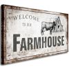 Canvas Wall Art for Farmhouse Wall Decor,Rustic Wall Art