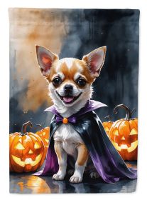 Chihuahua Puppy Halloween Garden Flag Mailbox Flag Decorative Yard Flag Banner Outside Patio Artwork Yard Flower Beds, Garden Size, Multicolor