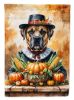 Bullmastiff Thanksgiving Garden Flag Mailbox Flag Decorative Yard Flag Banner Outside Patio Artwork Yard Flower Beds, Garden Size, Multicolor