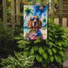 Cocker Spaniel Summer Beach Time Garden Flag Mailbox Flag Decorative Yard Flag Banner Outside Patio Artwork Yard Flower Beds, Garden Size, Multicolor