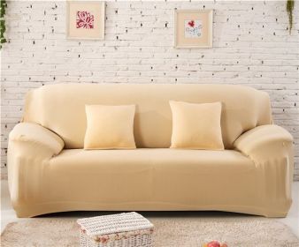 Solid Corner Sofa Covers Couch Slipcovers Elastica Material Sofa Skin Protector Cover Sofa Armchair (Option: 12-PillowcaseÃ—2)